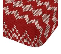 Catherine Lansfield Let it Snow Drap Housse et taie d'oreiller Blanc 90 x 200 + 50 x 80 cm