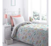 Catherine Lansfield Little Birds Parure de lit avec Housse de Couette 160 x 220 + 50 x 70 cm