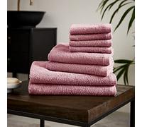 Catherine Lansfield Lot de 8 Serviettes en Coton à séchage Rapide Rose