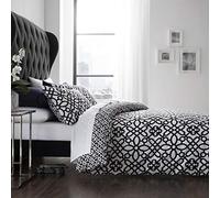 Catherine Lansfield Medina Trellis Parure de lit 200 x 220 + 50 x 80 (2) et Drap Housse 140 x 200 cm