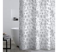 Catherine Lansfield Mirabelle Rideau de Douche Motif Floral Gris 180 x 180 cm