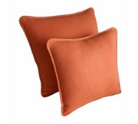 Catherine Lansfield Orange Fleece Cushion Cover 40 x 40 cm