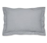 Catherine Lansfield Paire de taies d'oreiller Oxford en Percale Facile à Repasser Gris