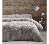 Catherine Lansfield Parure de lit King Size - Argent