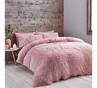 Catherine Lansfield Parure de lit Super King Size - Rose Clair