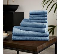 Catherine Lansfield Quick Dry Cotton 8 Piece Towel Set Bleu 8 Piece To Unisex
