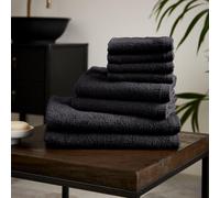 Catherine Lansfield Quick Dry Cotton 8 Piece Towel Set Noir 8 Piece To Unisex