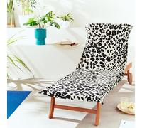 Catherine Lansfield Serviette de Plage en Coton Motif léopard 78 x 200 cm Naturel