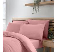 Catherine Lansfield So Soft Lot de 4 taies d'oreiller Standard infroissables Corail