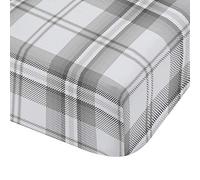 Catherine Lansfield Stags Grey Drap Housse et taie d'oreiller Blanc 90 x 200 + 50 x 80 cm