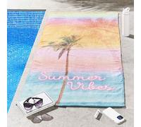 Catherine Lansfield Summer Vibes 76X160 Serviette DE Plage (Paire)