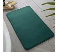 Catherine Lansfield Tapis de Bain antibactérien en Mousse à mémoire de Forme Vert forêt Taille Unique