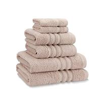 Catherine Lansfield Zéro Torsion Serviette, Coton, Naturel, 6 Piece Towel Bale