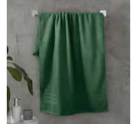 Catherine Lansfield Zero Twist Lot de 2 draps de Bain en Coton Vert forêt 90 x 140 cm