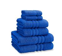 Catherine Lansfield Zero Twist Lot de 6 Serviettes en Coton Bleu Cobalt
