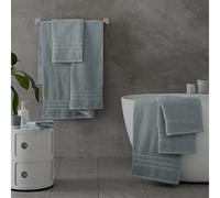 Catherine Lansfield Zero Twist Lot de 8 Serviettes en Coton Doux et Absorbant, Vert Sauge