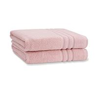 Catherine Lansfield Zero Twist Paire de draps de Bain Rose