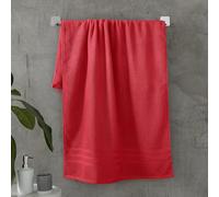 Catherine Lansfield Zero Twist Serviette de Toilette en Coton Rouge 50 x 85 cm