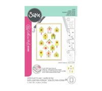 Catherine Pooler Lot de 4 pochoirs à couches Good Place to Land (Sizzix)