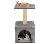 Catherinol Arbre a Chat Arbre a Hat Pas Cher Arbre à Chat griffoir Arbre à Chat avec griffoirs en sisal 55 cm Gris