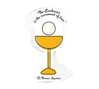 Catholic Concepts | Sacrament of Love - Saint Thomas d'Aquin 10 x 5,7 cm Autocollant en vinyle imperméable accessoire cool pour ordinateur portable, casquettes, bouteilles d'eau, scrapbooking