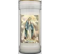 Catholic Gift Shop 8695/MIR Bougie pilier de la Miraculeuse Prière Souvenez-vous de St Bernard