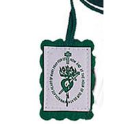 Catholic Gift Shop Ltd Vert Scapulaire & Livret Parmi Les Mary de Cadeaux.