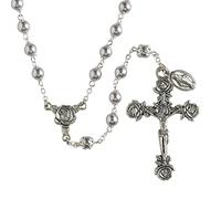 Catholic Gifts & More Chapelet Swarovski gris