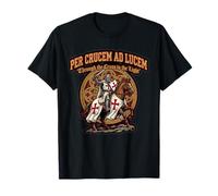 Catholic Knight Templier Croisé Croix Latin T-Shirt