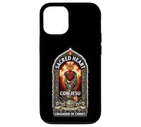 Catholic Knight Templier Croisé Croix Sacré Cœur Coque pour iPhone 12/12 Pro