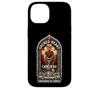 Catholic Knight Templier Croisé Croix Sacré Cœur Coque pour iPhone 14