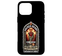 Catholic Knight Templier Croisé Croix Sacré Cœur Coque pour iPhone 16 Pro Max