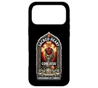 Catholic Knight Templier Croisé Croix Sacré Cœur Coque pour iPhone 17 Pro Max