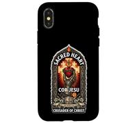Catholic Knight Templier Croisé Croix Sacré Cœur Coque pour iPhone X/XS