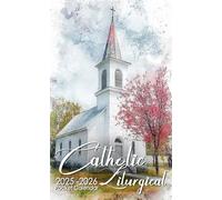 Catholic Liturgical Pocket Calendar 2025-2026: 2 Years Planner for Purse Small Size Monthly Small Organizer 4 x 6.5 inches | Spring Church
