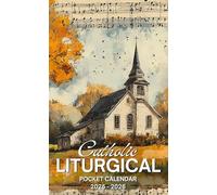 Catholic Liturgical Pocket Calendar 2025-2026: Two-Year Monthly Planner for Purse, 24 Months with Inspirational Quotes | Vintage Country Church