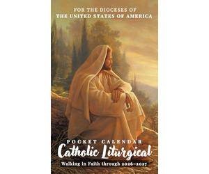 Catholic Liturgical Pocket Calendar 2026 - 2027: 2-Year Small Daily Planner with Feasts, Saints, and Seasons | O Jerusalem