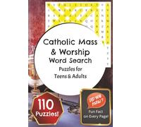 Catholic Mass & Worship Word Search: Puzzles for Teens & Adults