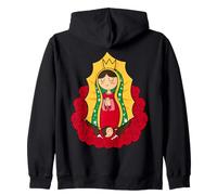 Catholic Our Lady of Guadalupe Mexican Saint Virgin Mary Sweat à Capuche