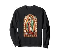 Catholic Saint Lady of Guadalupe Graphic Women Virgin Mary Sweatshirt
