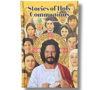Catholic Sprouts - Histoires de la Sainte Communion - Cadeau de première communion - Beau livre à couverture rigide et planificateur avec histoires de saints catholiques - Sainte Eucharistie
