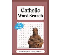 Catholic Word Search Puzzle Book: Word Searches with Easy to Read Print about Catholic, Bible, Christianity and More | 6x9 inches, 110 pages | 50+ ... Gift for Vacations, Holidays and Free Times