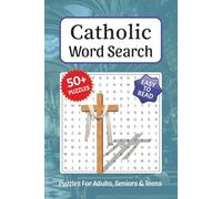 Catholic Word Search: Word Searches about Catholic, Priests, Holy See and More, 6x9 ,110 pages, Easy to Read Print, Solutions Included, Gift for Vacations, Holidays and Any True Believer