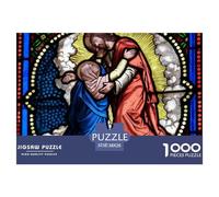 Catholicisme Puzzle 1000 Pièces, Puzzle Un Jeu Intellectuellement Stimulant Cadeaux pour Adolescents Et Enfants 38x26cm/1000pcs