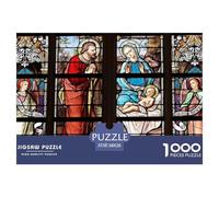 Catholicisme Puzzle 1000 Pièces, Puzzle Un Jeu Intellectuellement Stimulant Cadeaux pour Adolescents Et Enfants 38x26cm/1000pcs