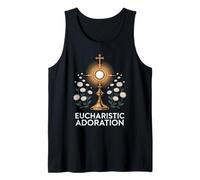 Catholique Adoration eucharistique Florale Débardeur