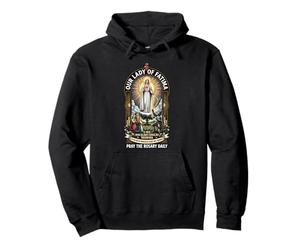 Catholique Chevalier Templier Croisé Notre-Dame de Fatima Sweat à Capuche