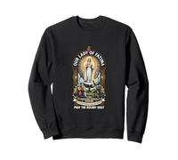 Catholique Chevalier Templier Croisé Notre-Dame de Fatima Sweatshirt