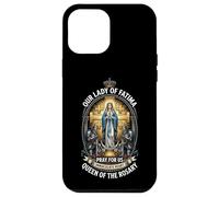 Catholique Chevalier Templier Notre-Dame de Fatima Marian Coque pour iPhone 12 Pro Max