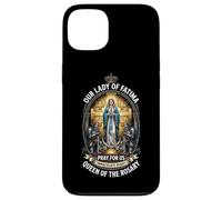 Catholique Chevalier Templier Notre-Dame de Fatima Marian Coque pour iPhone 13